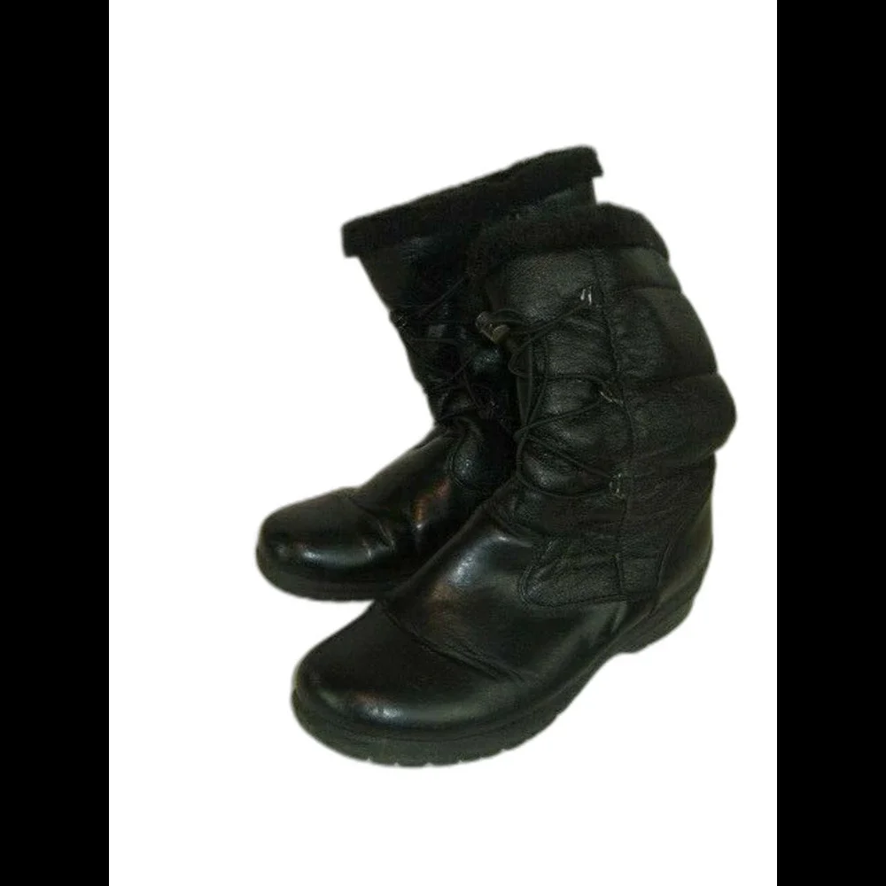 Womens Bass Cordova Black Fleece Lined 10